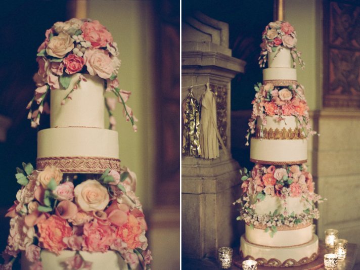 Regal Elegance Wedding Cake