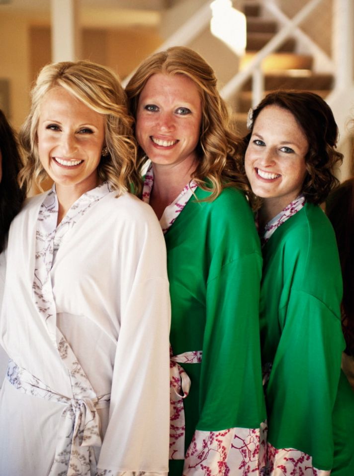 Eco Friendly Robes for Bride and Bridesmaids 1