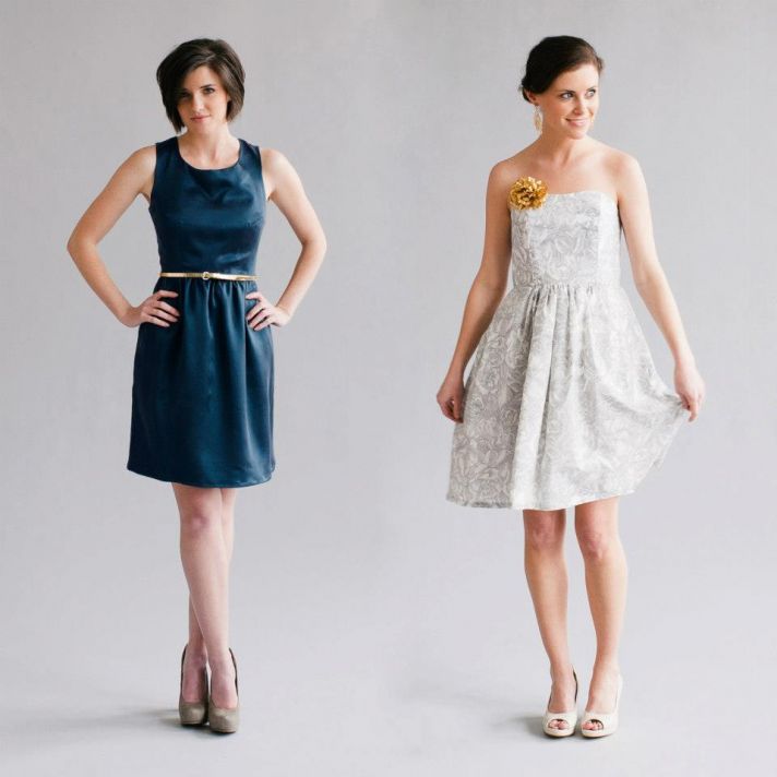 Simple Classic Bridesmaid Dresses by Whitney Deal 1