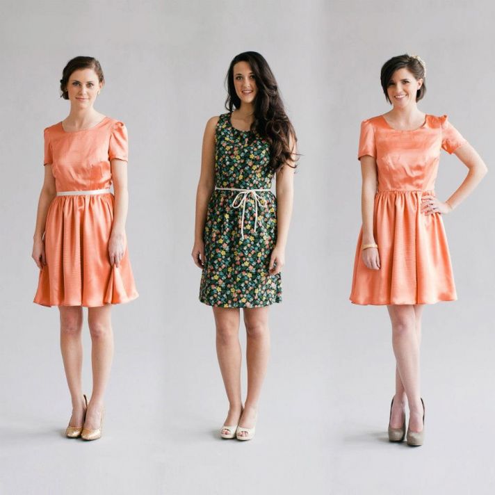 Simple Classic Bridesmaid Dresses by Whitney Deal 1