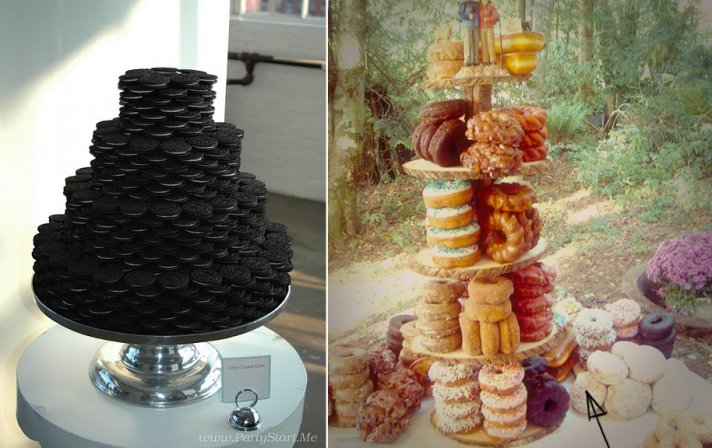 Cookie and Donut Wedding Cake Alternatives