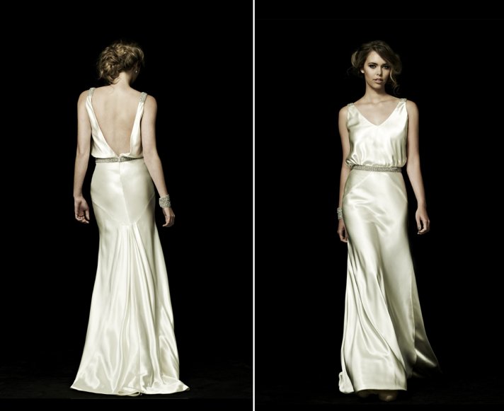 backless wedding dresses for vintage brides 2