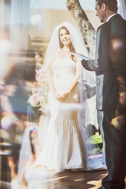 Romantic San Diego Wedding in Summer Ceremony Vows 2