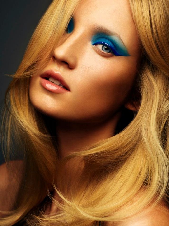 Ombre blue eyes for the brides something blue