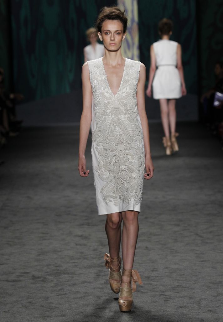 Crochet Vera Wang LWD for brides