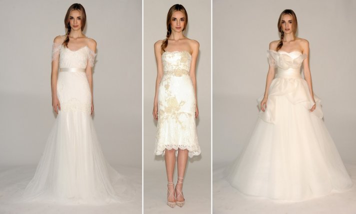 Marchesa Fall 2014 wedding dresses bridal runway report