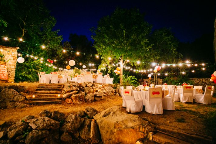 French countryside outdoor reception