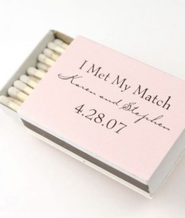 Matchbook Favor