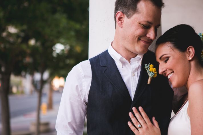 Happy Bride and Groom