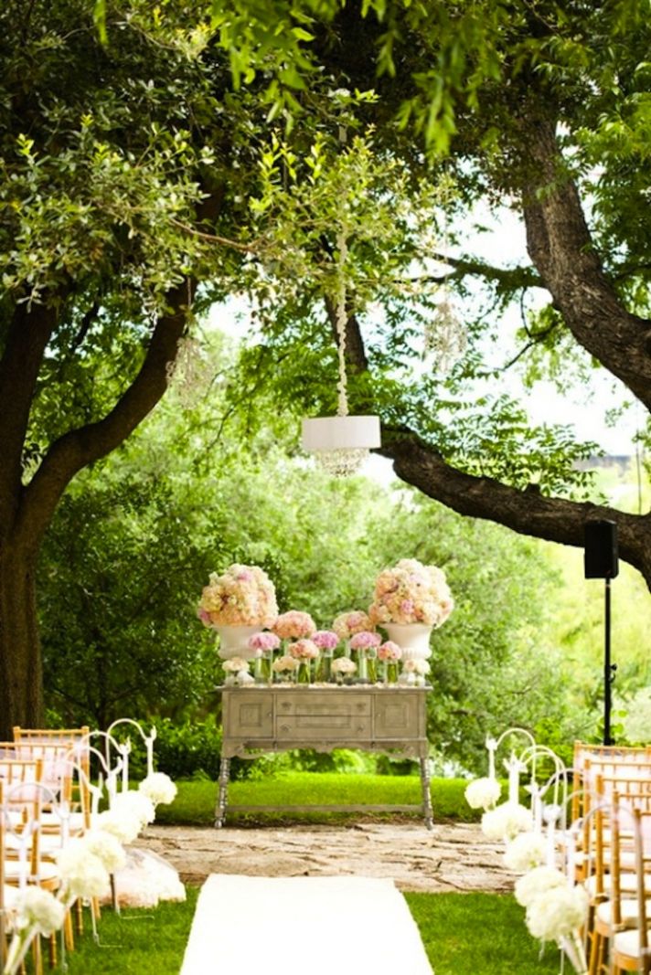 Flowers All Around Altar