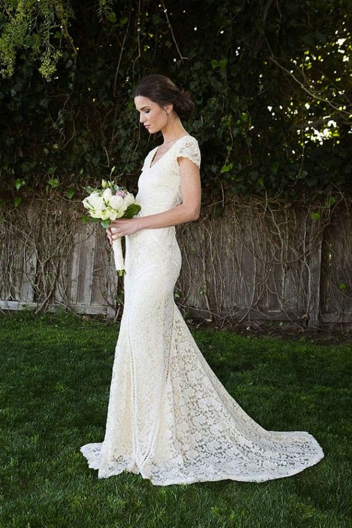 Form Fiting Lace Dress