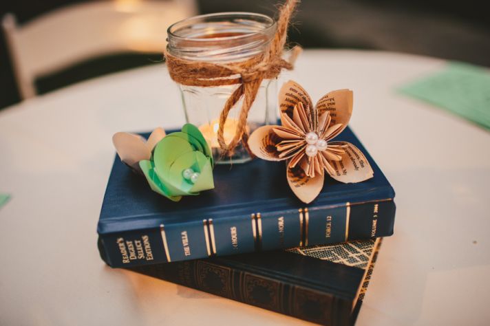 DIY Book Table Centerpiece