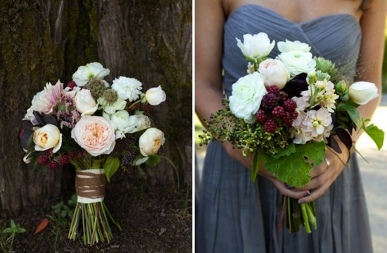 photo of From Traditional to Alternative: Favorite Fall Wedding Bouquets and Centerpieces