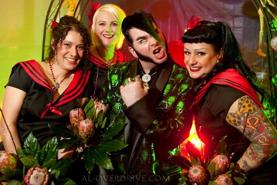 Best of Brides and Grooms in Costume gothic sailors