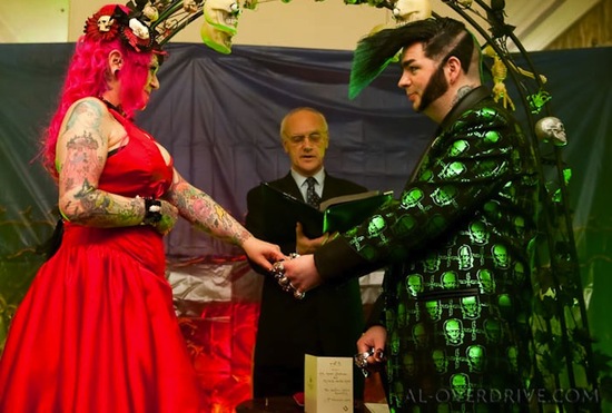 Best of Brides and Grooms in Costume night of the living dead