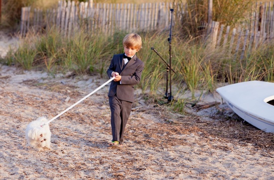 photo of Elegant Beach Wedding with Pretty DIY Details