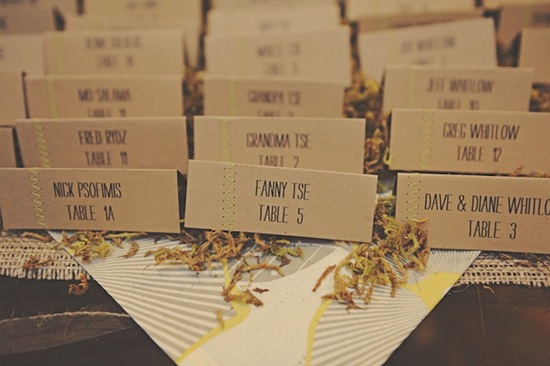 photo of 3 Showstopping Wedding Escort Card DIYs