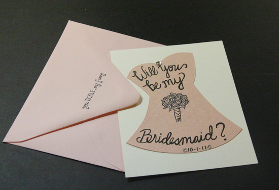 Unique Wedding Ideas to say Will You Be My Bridesmaid.