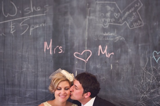 photo of Wedding Color Inspiration: Charcoal + Blush