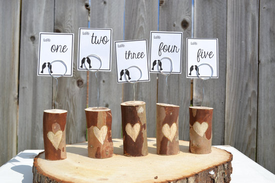 Unique Wedding Reception Table Numbers Handmade Weddings 7