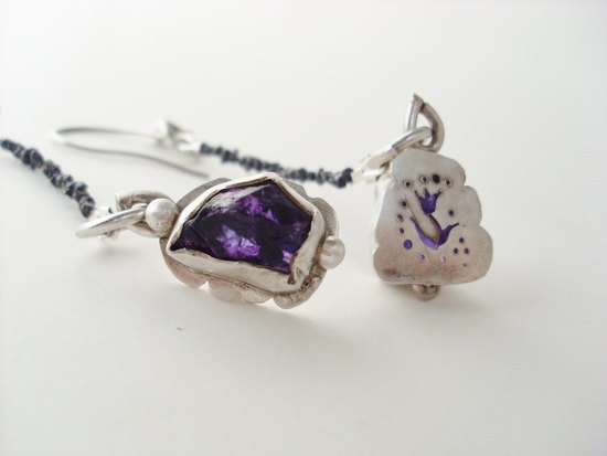 Elegant Amethyst Wedding Jewelry Bridal Accessories 9