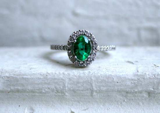 Unique Engagement Rings Halo Setting Handmade Weddings on Etsy