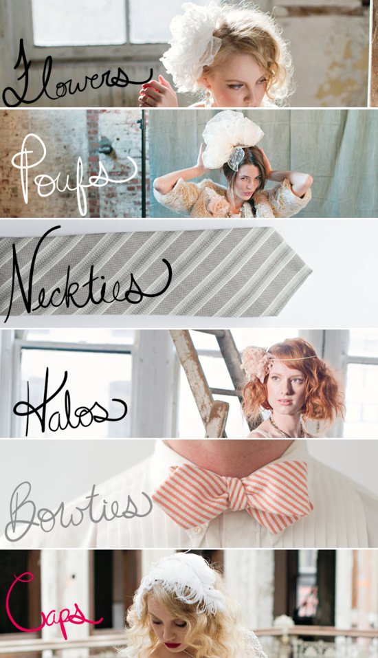 photo of Romantic Wedding Accessories by Preston and Olivia Wedding Head Chic