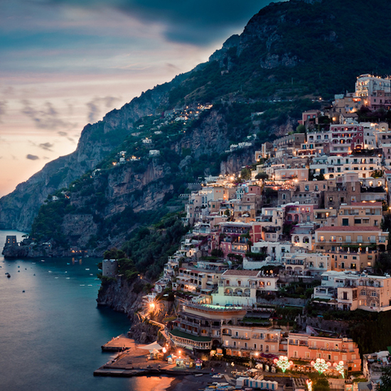 photo of Positano via The Fancy
