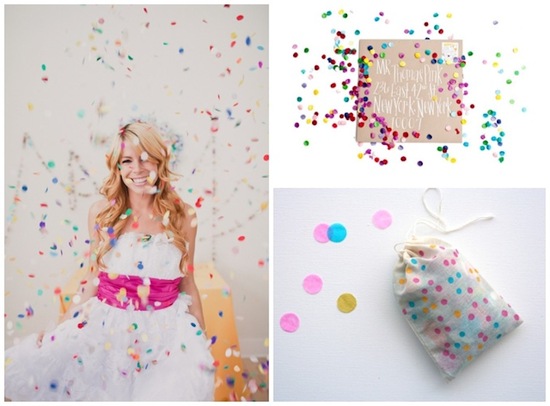 photo of Confetti Inspiration to Dress Up the Wedding