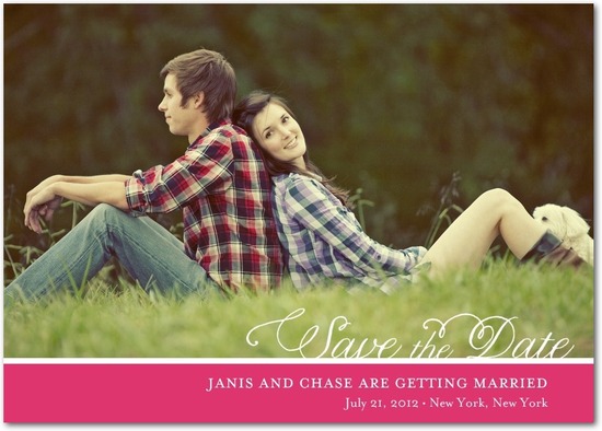 photo of Signature white photo save the date cards, Forever Flourish