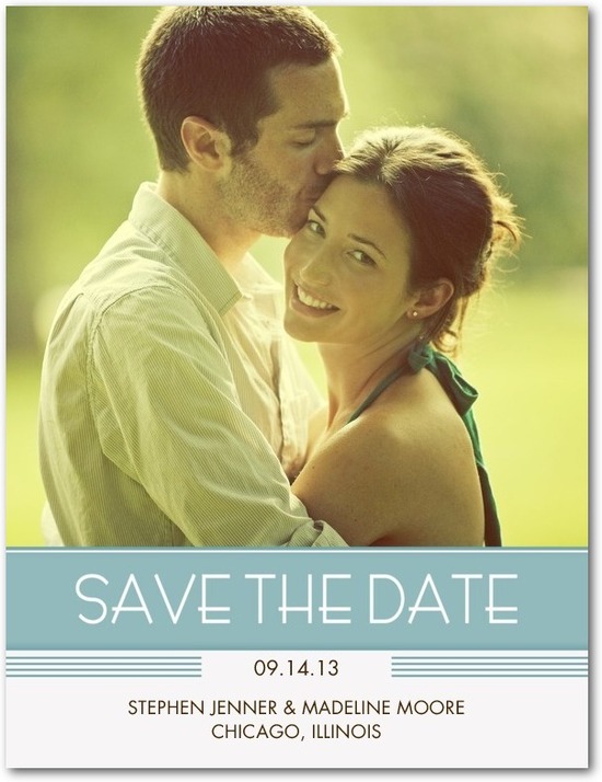photo of Save the date postcards, Deco Marquee