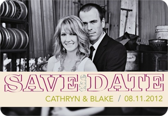 photo of Save the date magnets, Bold Statement
