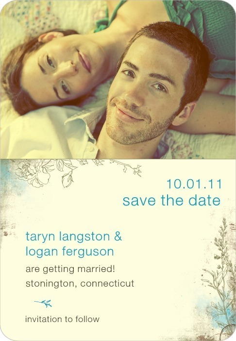photo of Save the date magnets, Rustic Garden