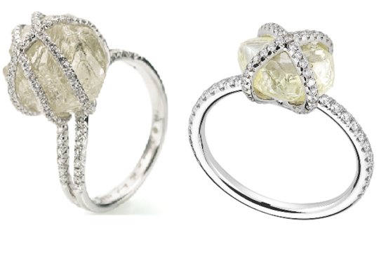 photo of 20 Unique Engagement Rings with Rough Diamonds
