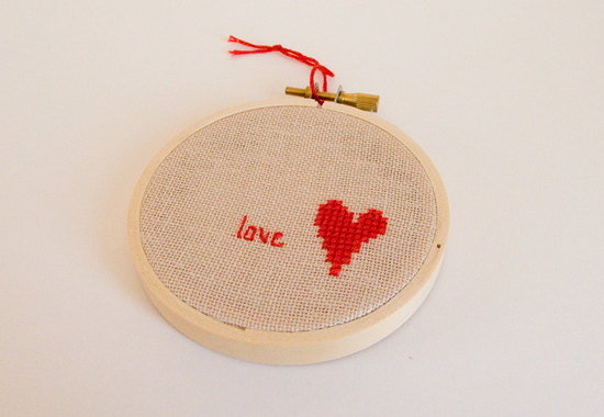 Modern Wedding Decor Stitched Love