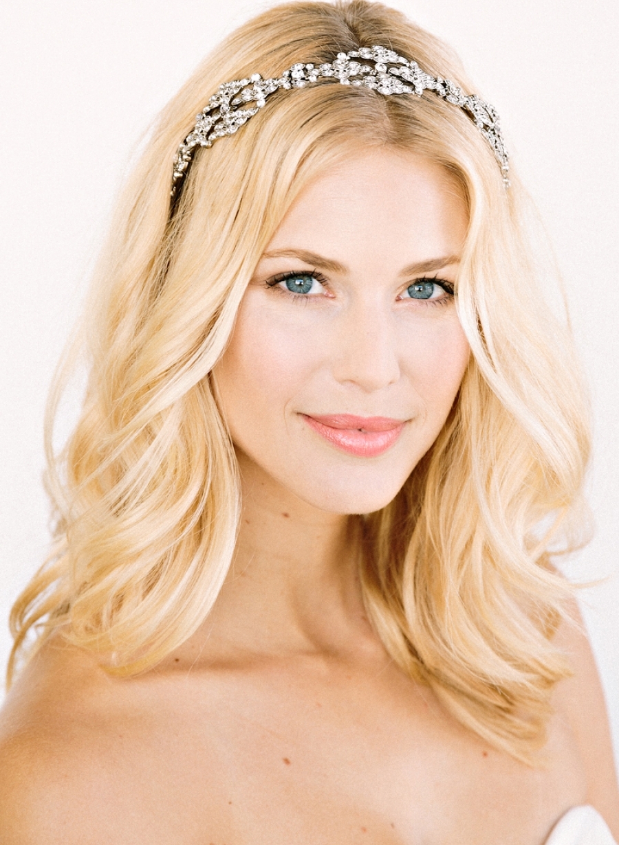 Art Deco bridal headband