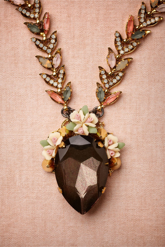 Statement Wedding Necklace Vintage Inspired