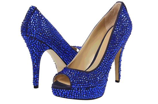 Blue Wedding Shoes for Under 200 Sapphire Studded