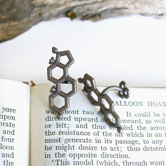 Geeky Grooms Cuff Links Testosterone
