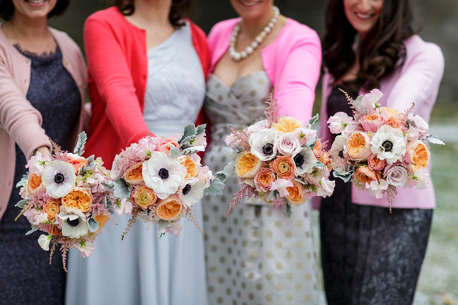 Unique-mix-and-match-bridesmaids-show-off-gorgeous-bouquets.full