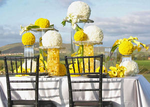 photo of A Sophisticated and Bright Wedding Color Palette