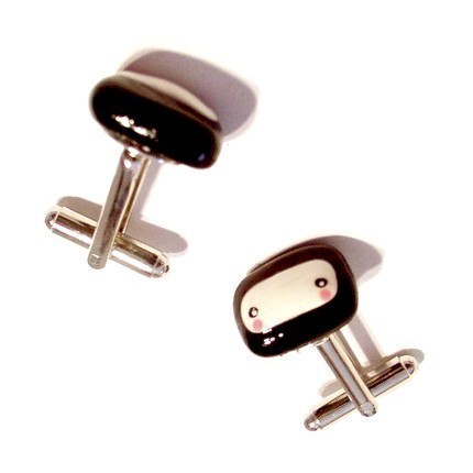 photo of Ninja cufflinks from Esty