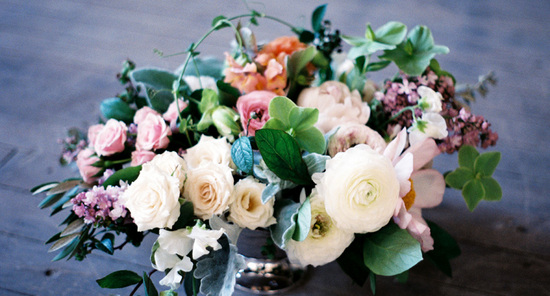 photo of East to West Spring Wedding Flowers Guide