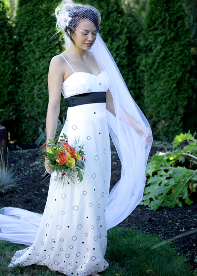 photo of Singing the praises of birdcage bridal veils