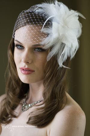 photo of Singing the praises of birdcage bridal veils