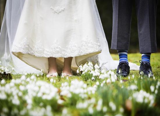 photo of Rock 'n Roll Bride: Featured Wedding at England's Bradley House