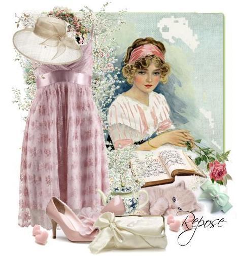 photo of Cotton candy pink and muted colors- perfect for Vintage wedding