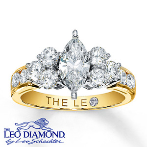 photo of Kay Jewelers Diamond Engagement Ring 1 3/4 ct tw 14K Two-Tone Gold- Rings