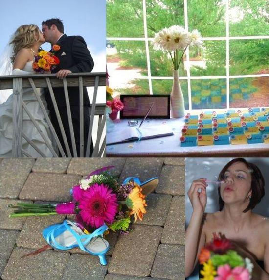 photo of It's A Jaime Thing: A Colorful Gerbera Daisy Wedding ~ Part 2