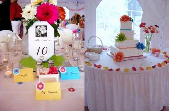 photo of It's A Jaime Thing: A Colorful Gerbera Daisy Wedding ~ Part 2